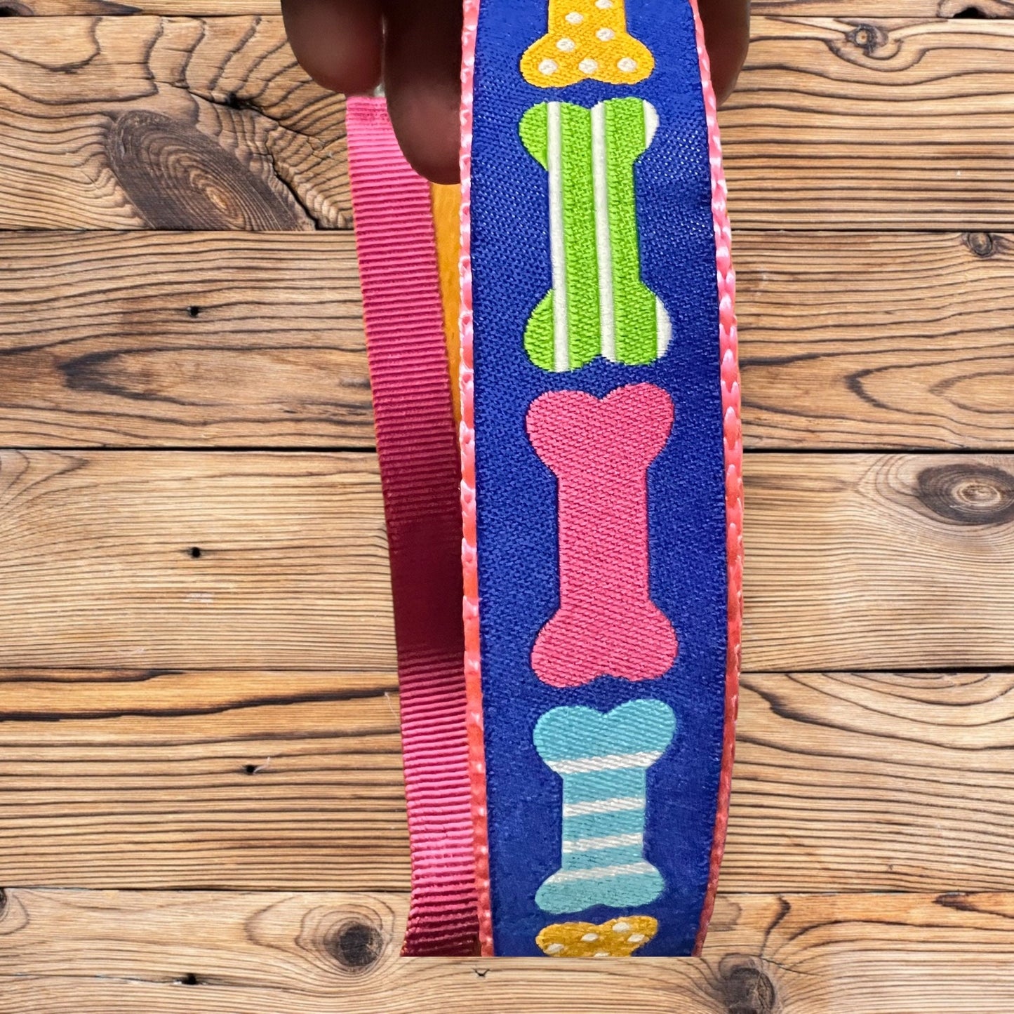 Bones on Blue Dog Collar & Leash Set - Winni&Me Woofwear