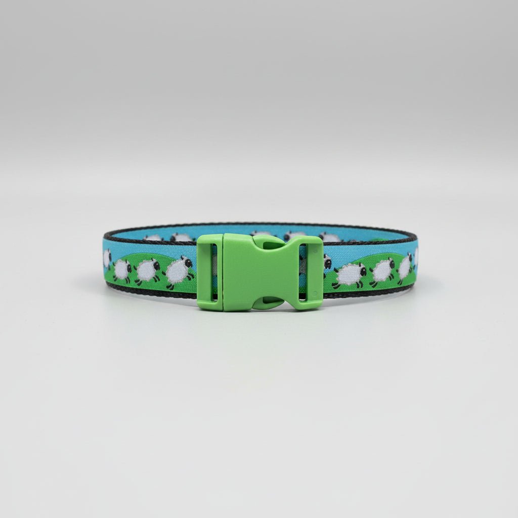 Counting Sheep Dog Collar/Spring Colors - Winni&Me Woofwear