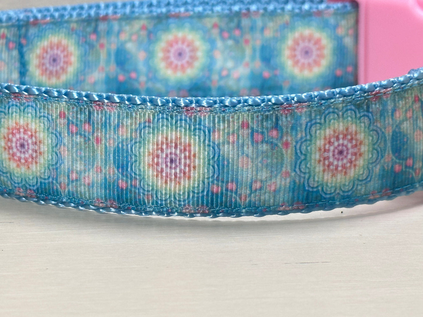 Pink and Torqouise Medallion Collar