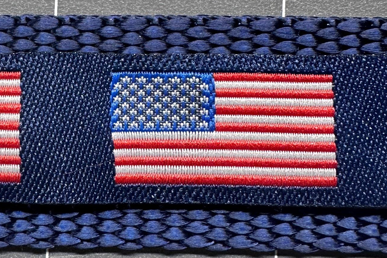 American Flag Patriotic Dog Collar