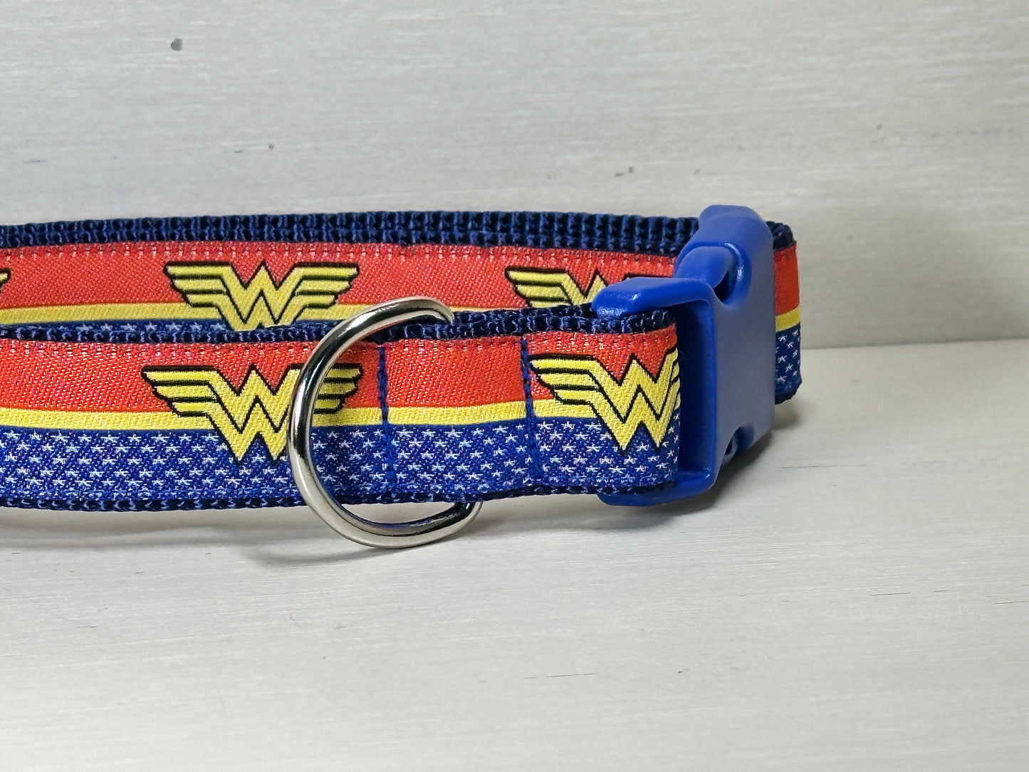 Wonder Woman Dog Collar