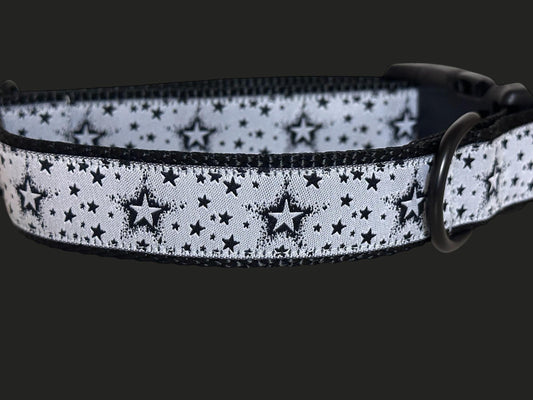 Stary Night Wide Dog Collar/1.5 inch Collar - Winni&Me Woofwear