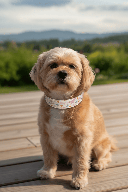 The Goodest Girl 100% Cotton Dog Collar - Dog Collars - Winni&Me Woofwear