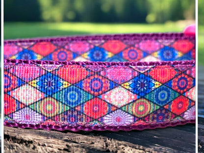 Kaleidoscope Dog Collar