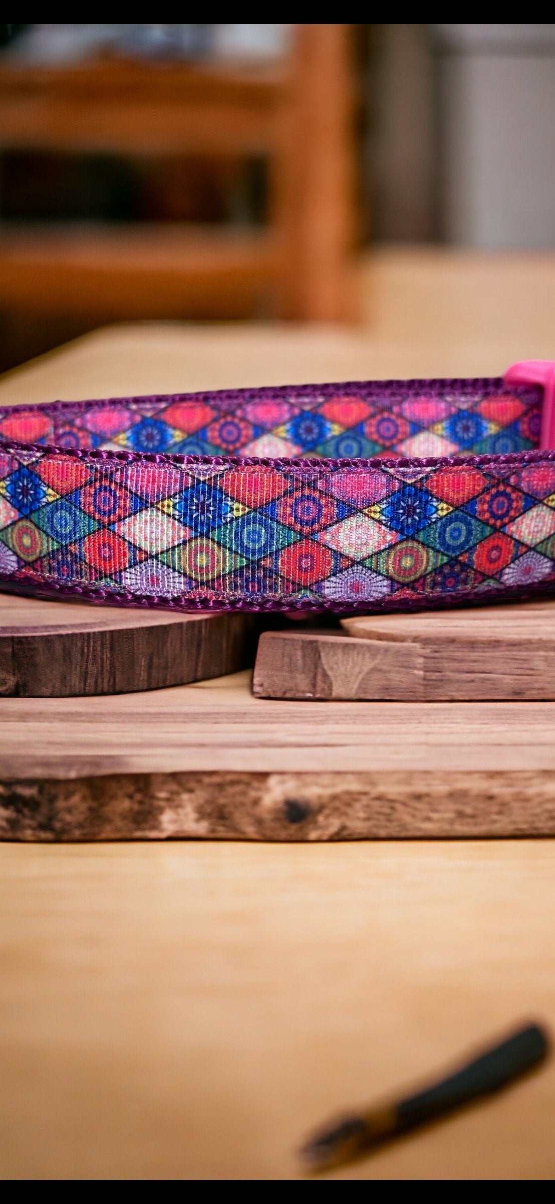 Kaleidoscope Dog Collar