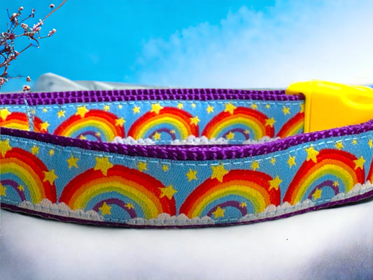 Rainbow Connection Dog Collar