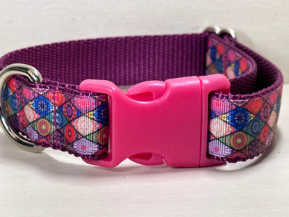Kaleidoscope Dog Collar