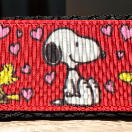 Favorite White Beagle Dog Collar/Puppy Love/Cartoon Beagle - Winni&Me Woofwear
