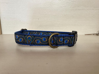 Winni&Me Woofwear Peacock Feather Dog Collar