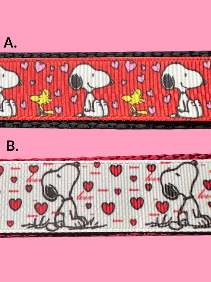 Favorite White Beagle Dog Collar/Puppy Love/Cartoon Beagle