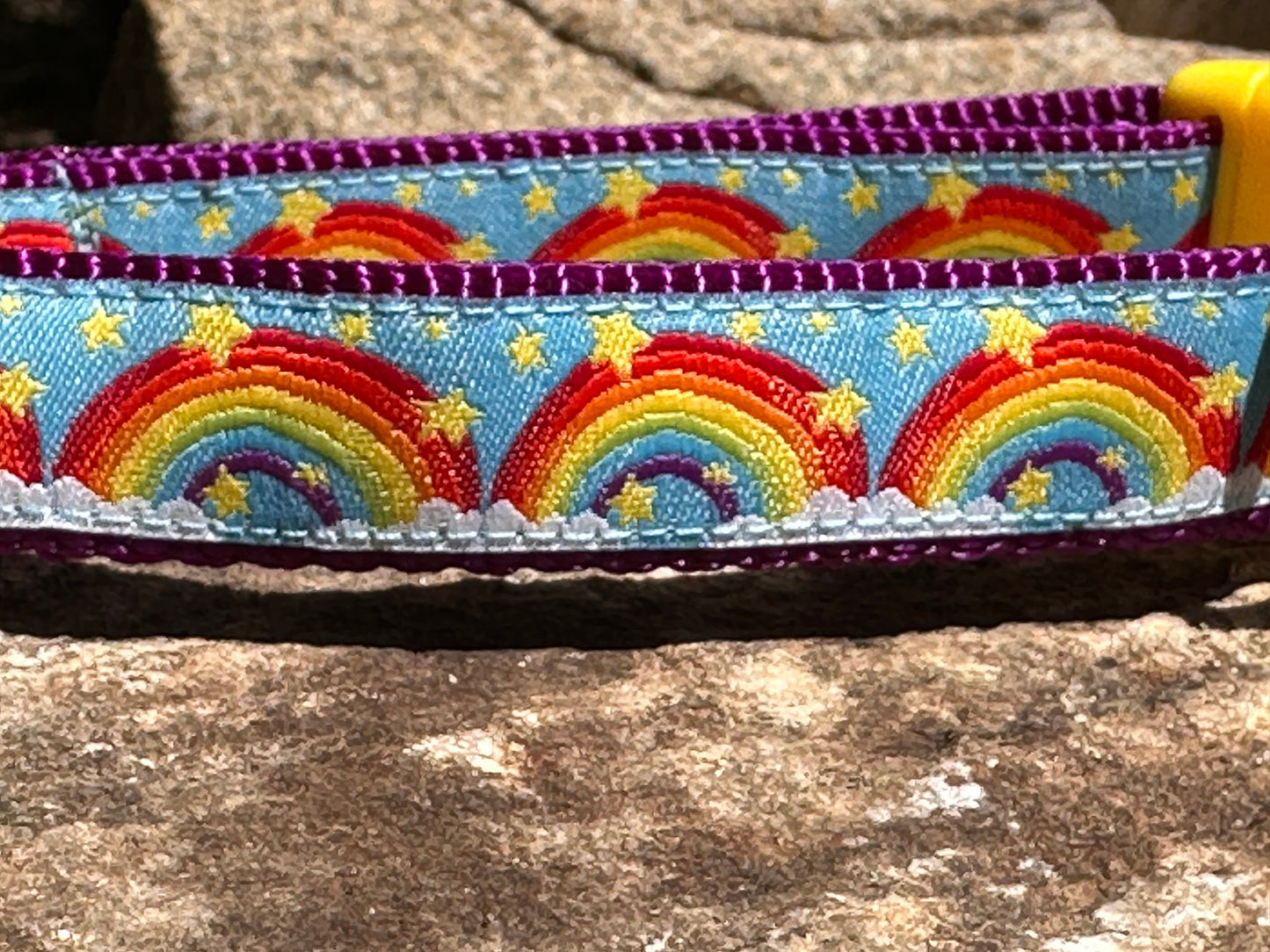 Rainbow Connection Dog Collar