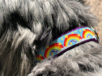 Rainbow Connection Dog Collar