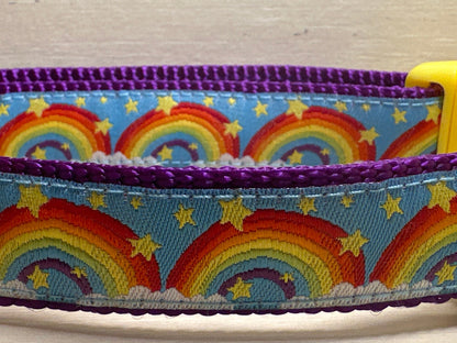 Rainbow Connection Dog Collar