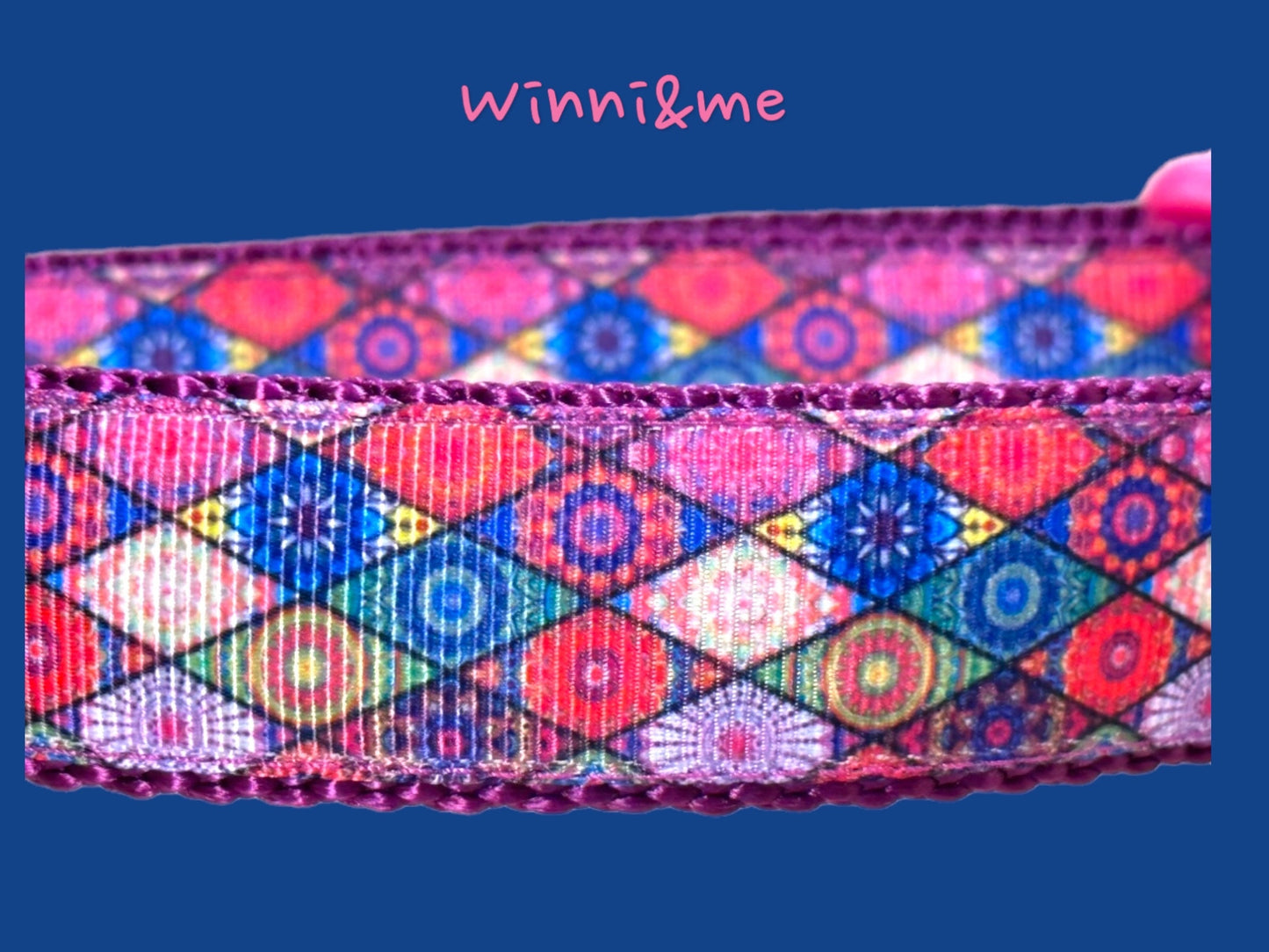 Kaleidoscope Dog Collar