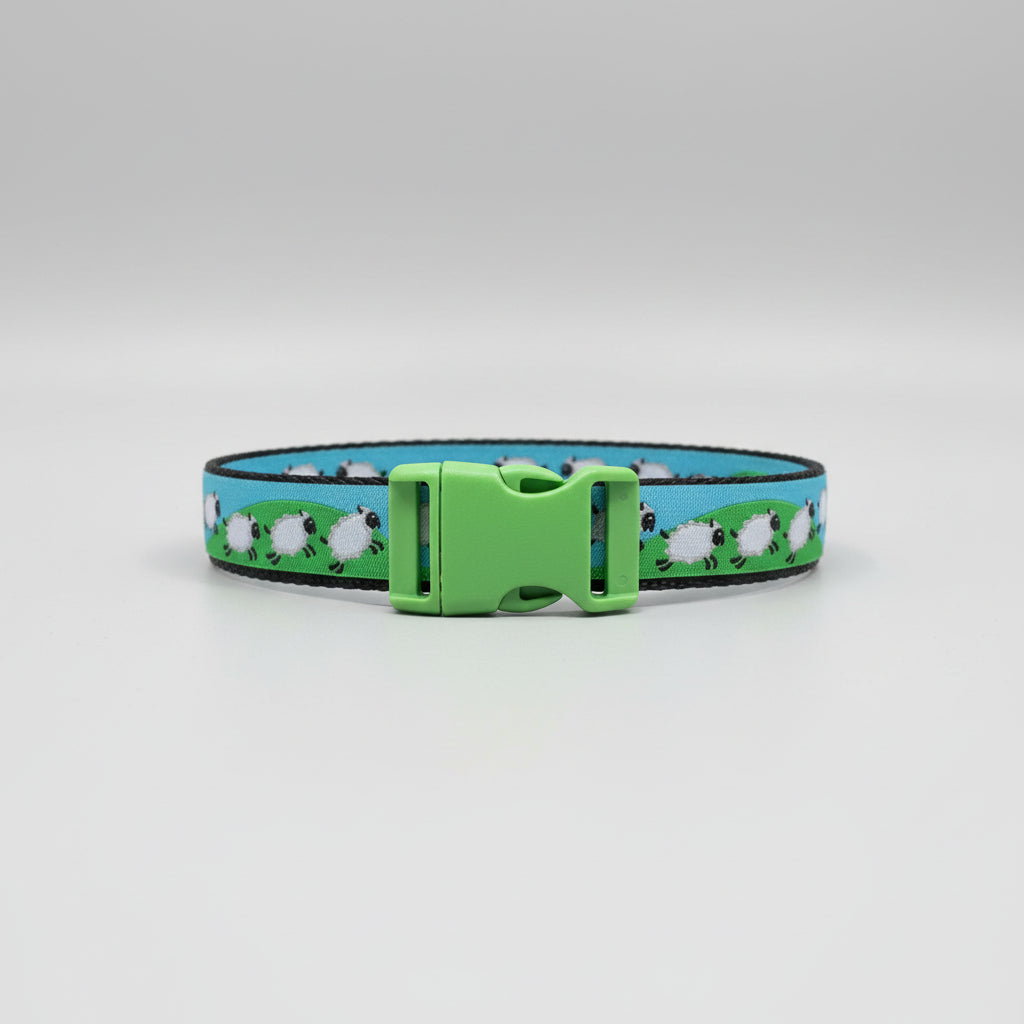 Counting Sheep Dog Collar/Spring Colors