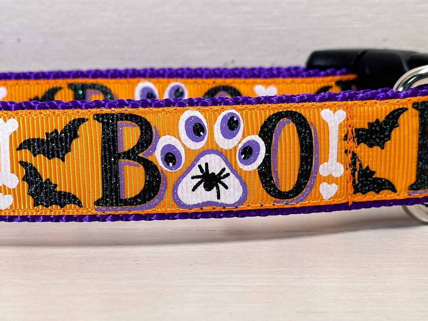 Spooky BOO Dog Collar