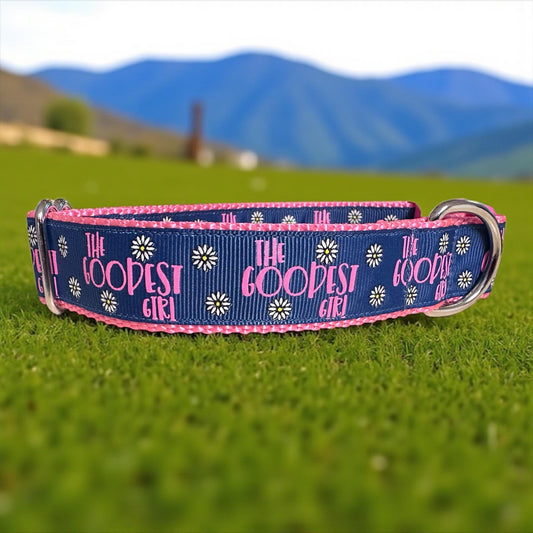 The Goodest Girl Dog Collar/Best Dog Ever - Winni&Me Woofwear