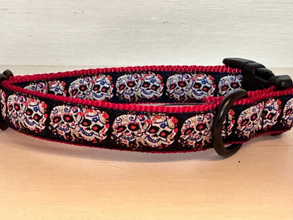 Skull Art Dog Collar