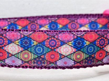 Kaleidoscope Dog Collar