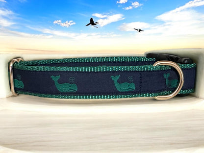 A Whale of a Good Time Dog Collar