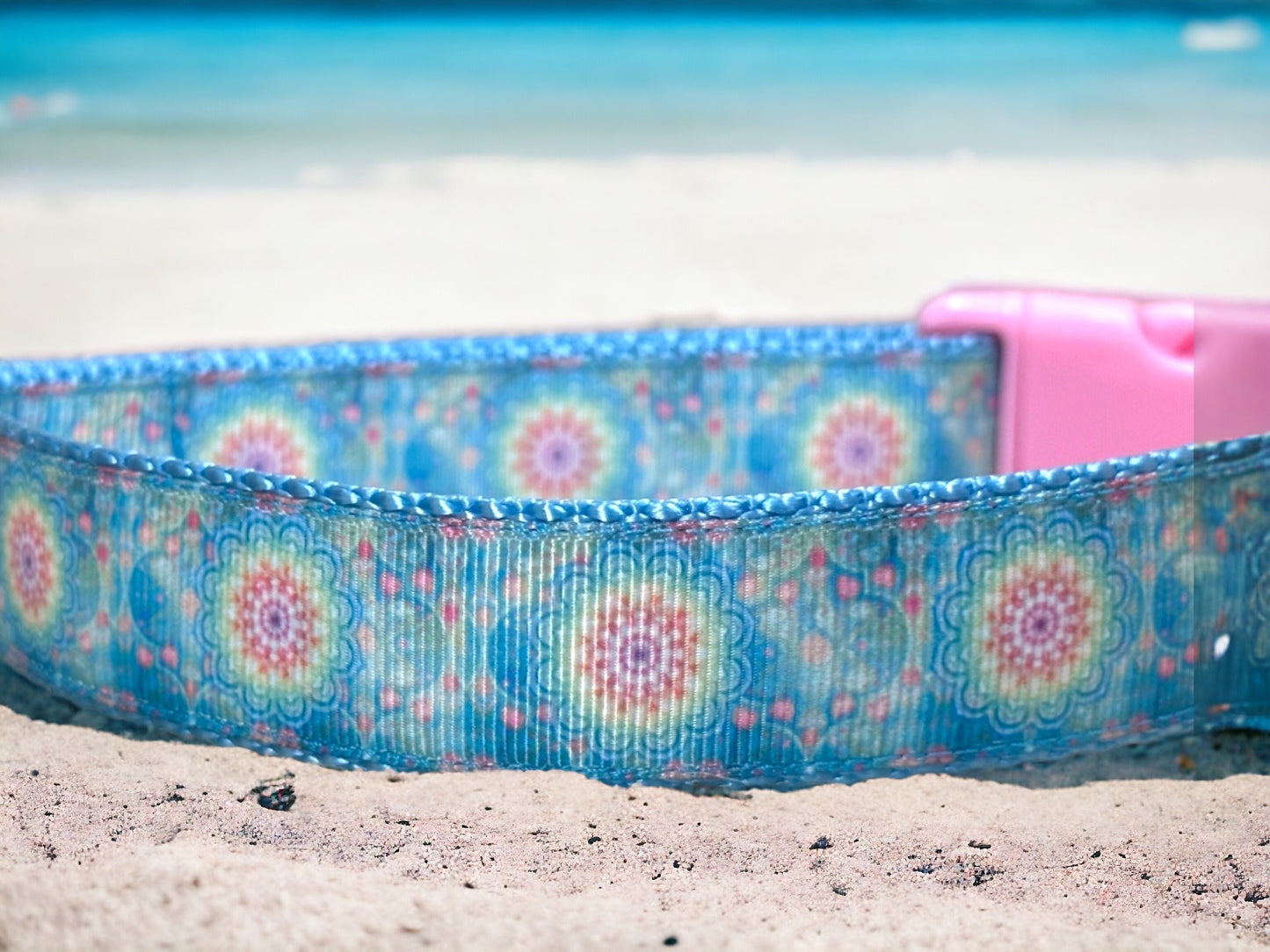 Pink and Torqouise Medallion Collar