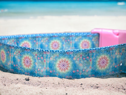 Pink and Torqouise Medallion Collar