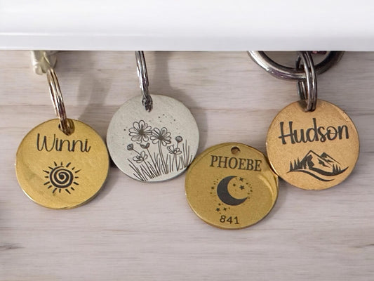 Custom Dog Tags Laser Engraved - Winni&Me Woofwear