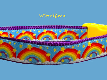 Rainbow Connection Dog Collar