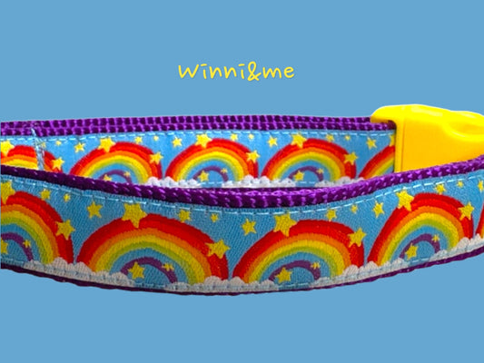 Rainbow Connection Dog Collar