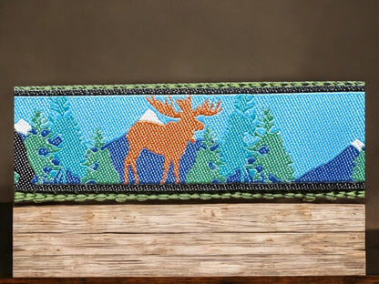 Bear and Moose Forest Friends Dog Collar/Mountain Collars