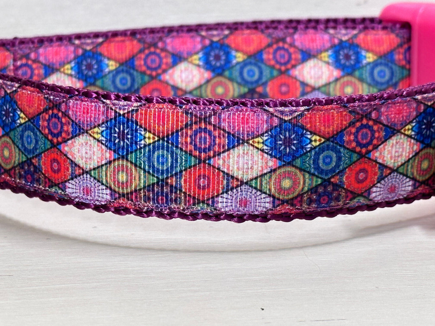 Kaleidoscope Dog Collar