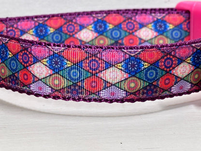 Kaleidoscope Dog Collar