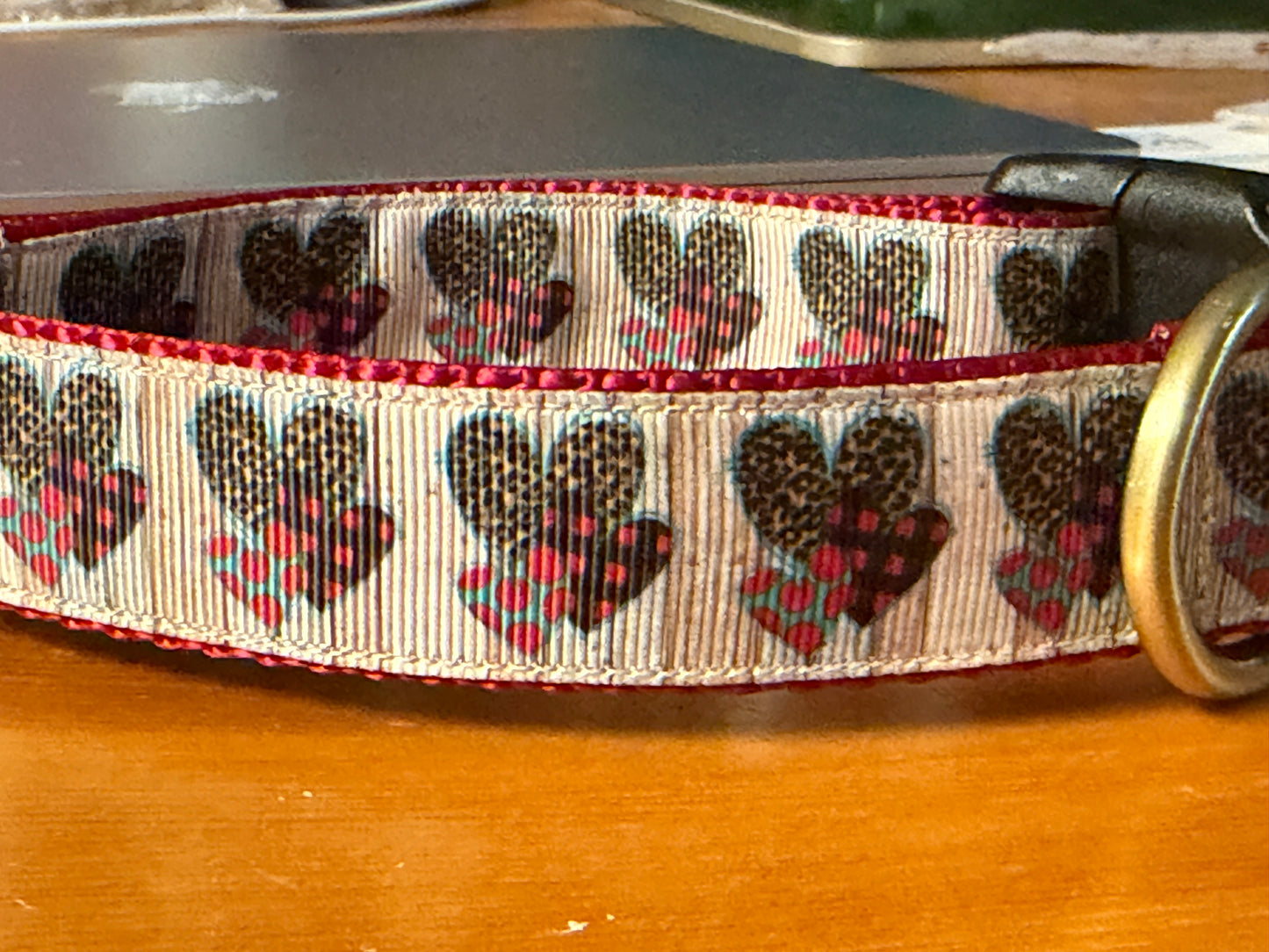 Triple Hearts Dog collars
