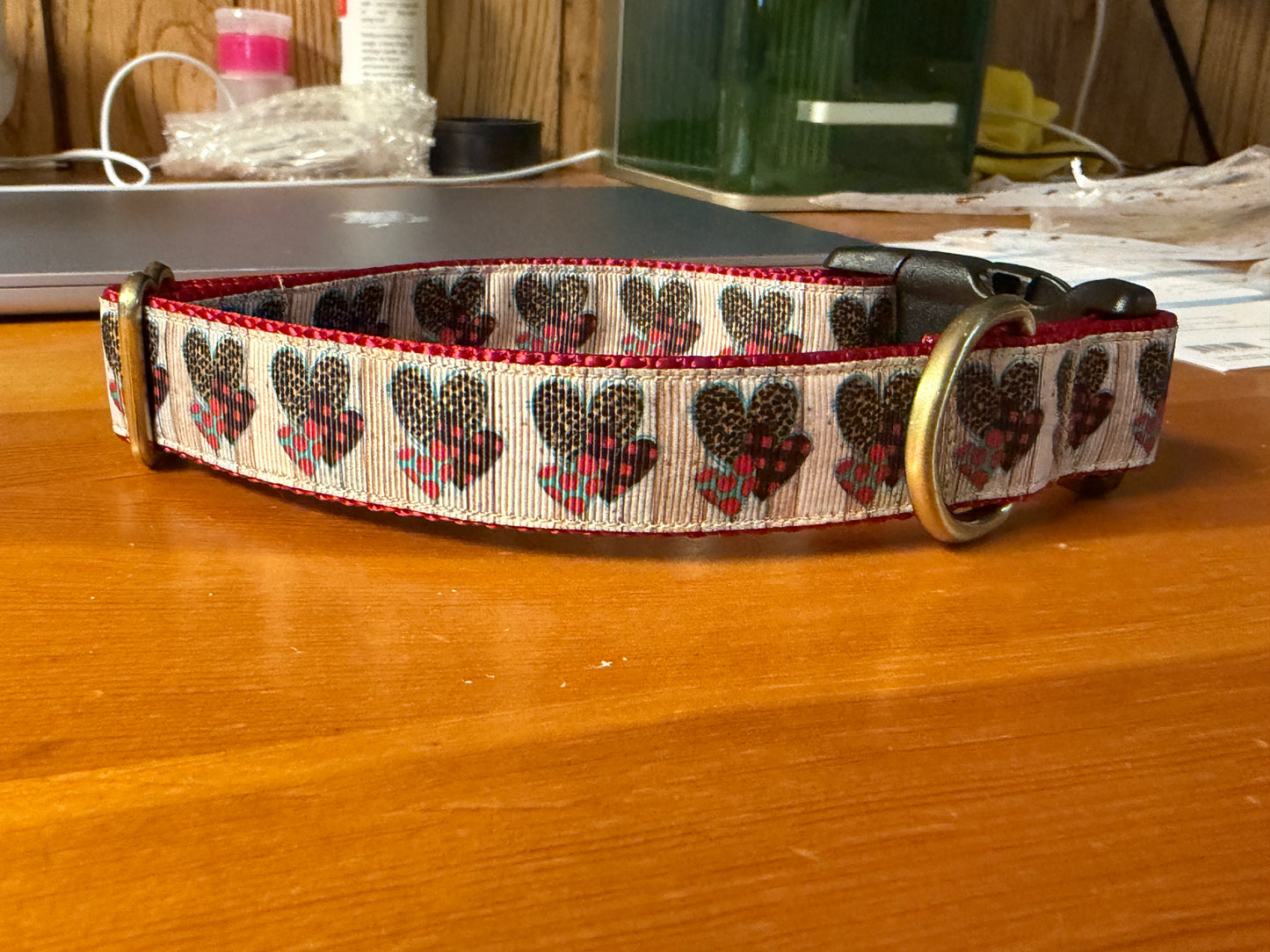 Triple Hearts Dog collars