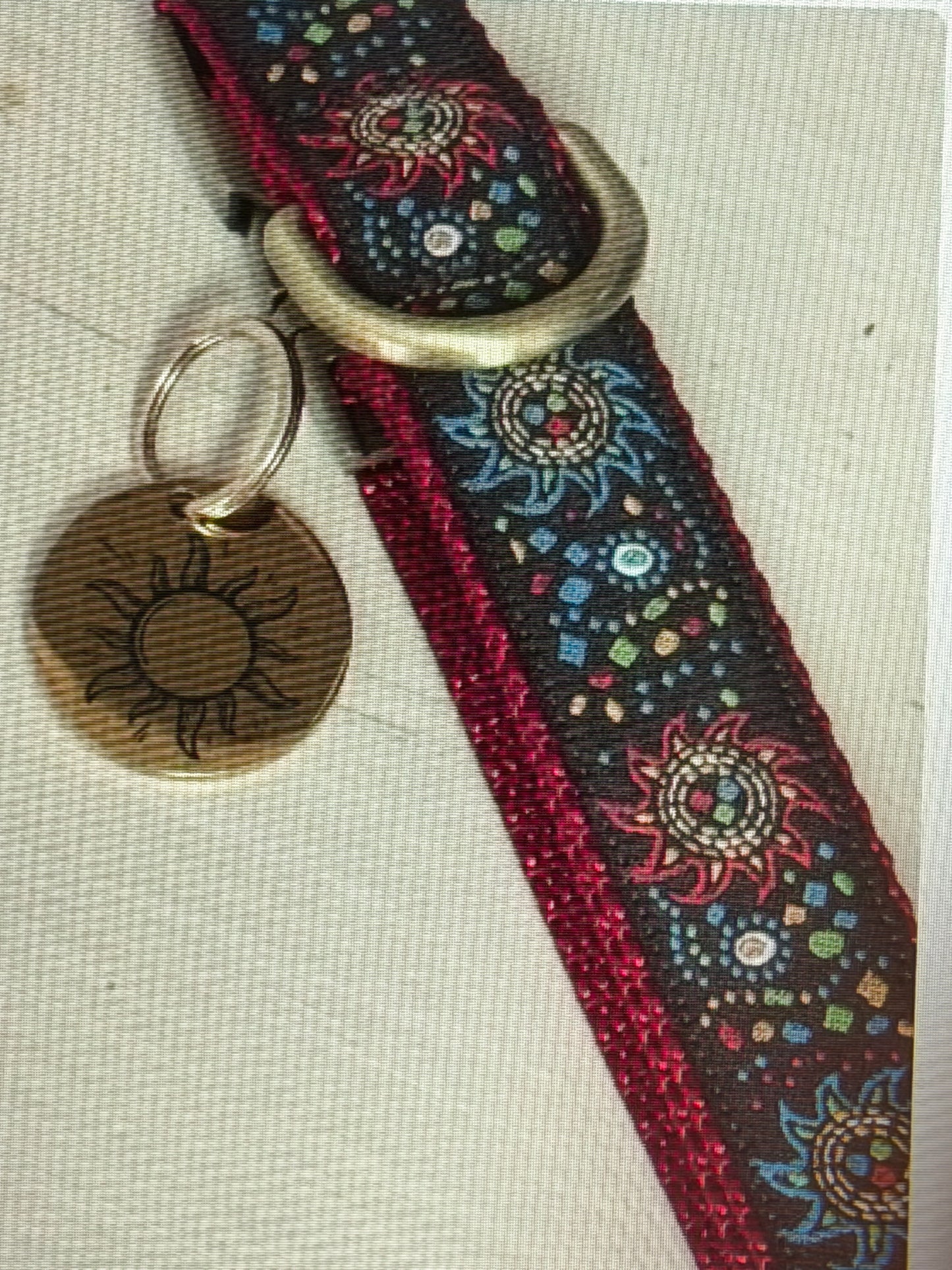 Wide Southwest Dog Collar