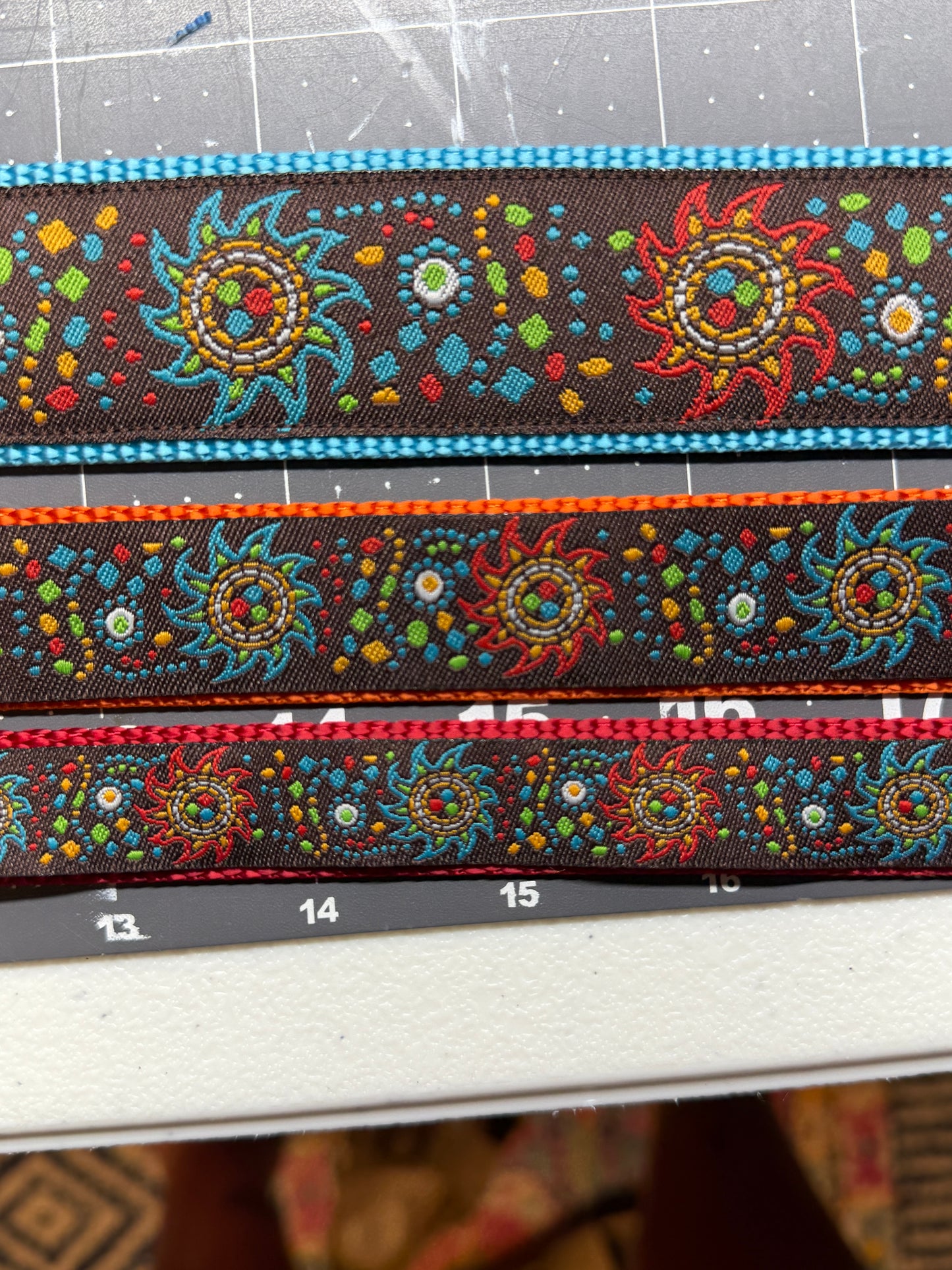 Wide Southwest Dog Collar