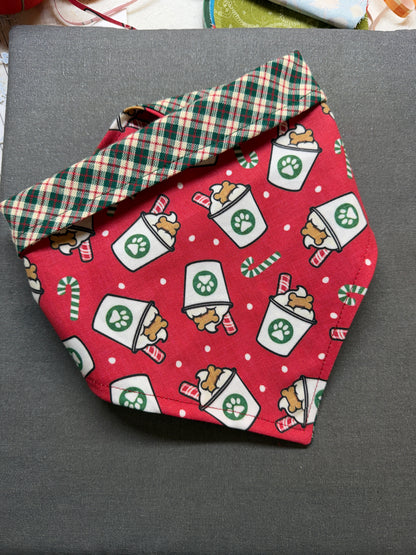 Reversible Holiday PupCup Dog Bandana