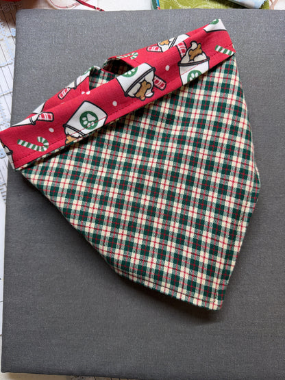 Reversible Holiday PupCup Dog Bandana
