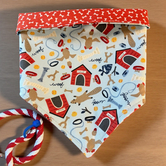 Snap Reversible Dog House Banadana