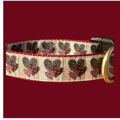 Triple Hearts Dog collars