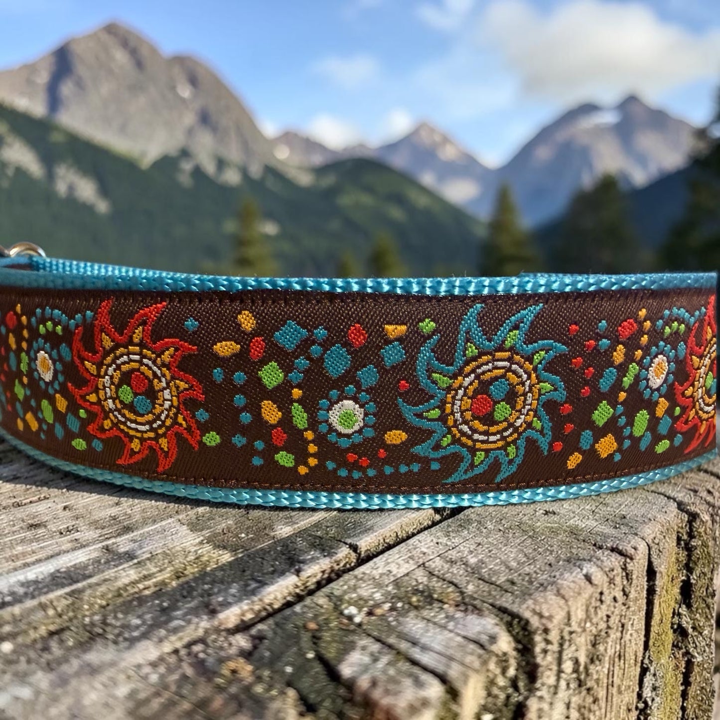 Wide Southwest Dog Collar