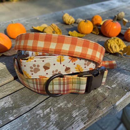 Fall Inspired Dog Collars