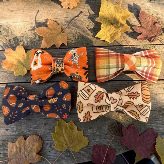 Fall Inspired Bow Ties/Dog Collar Bow Tie