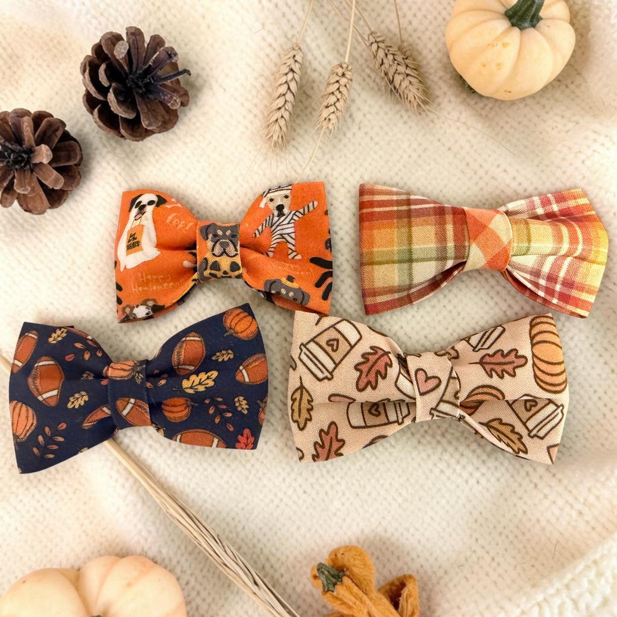 Fall Inspired Bow Ties/Dog Collar Bow Tie