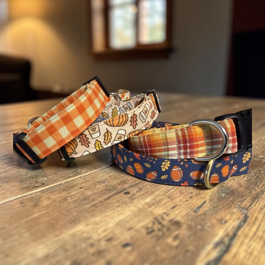 Fall Inspired Dog Collars