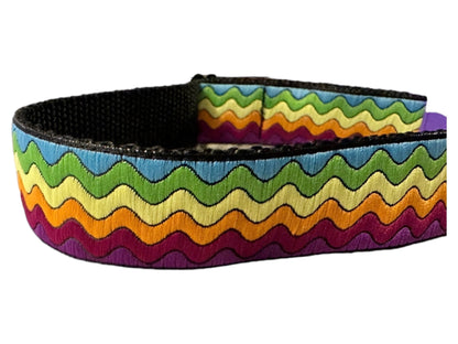 A Wave of Color Dog Collar