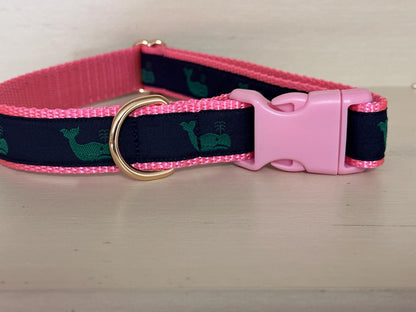 A Whale of a Good Time Dog Collar