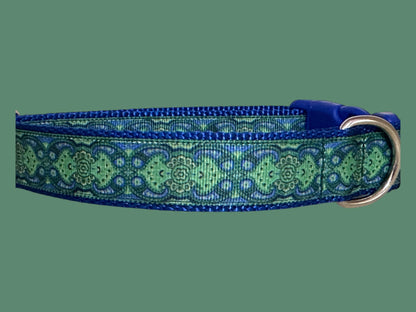 Blue and Green Doggy Collar