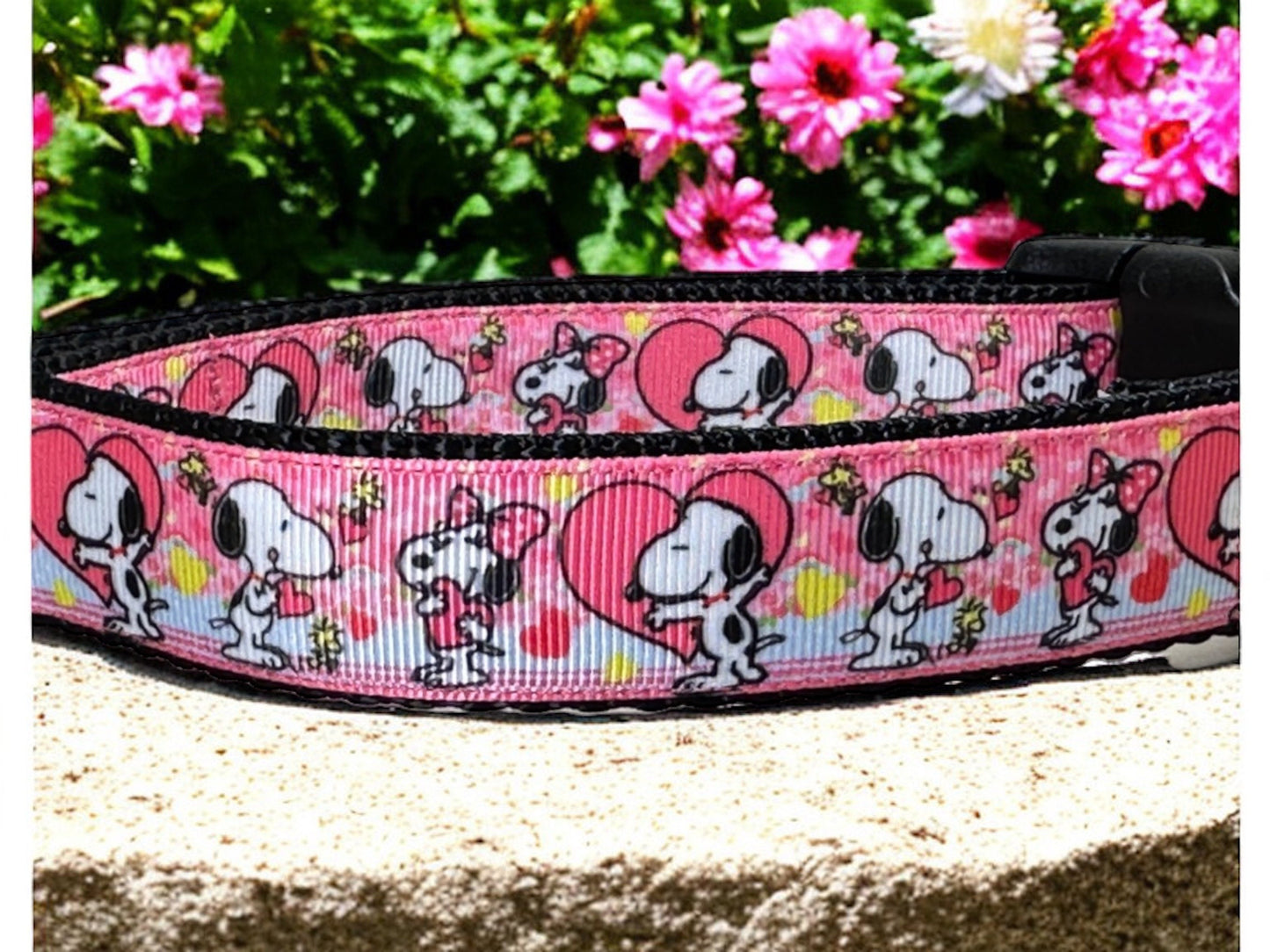Love Beagle Valentine Dog Collar