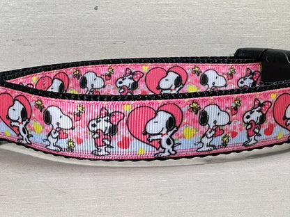 Love Beagle Valentine Dog Collar